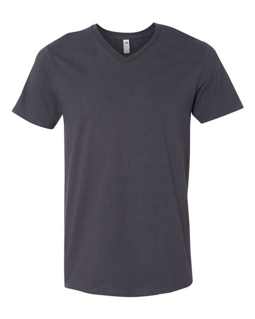 Sofspun® V-Neck T-Shirt-Fruit of the Loom