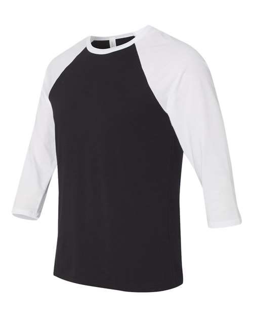 Unisex Three-Quarter Sleeve Baseball Tee – Side