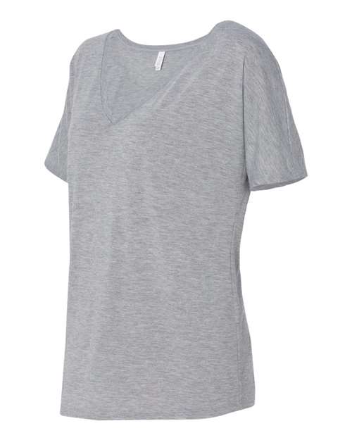 Women’s Slouchy V-Neck Tee – Side