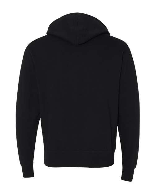 Unisex Heathered French Terry Full-Zip Hooded Sweatshirt