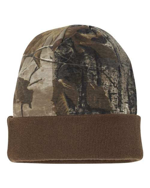 12" Licensed Camo Cuffed Beanie