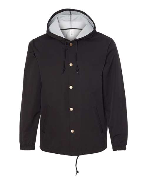 Men's Water-Resistant Hooded Windbreaker