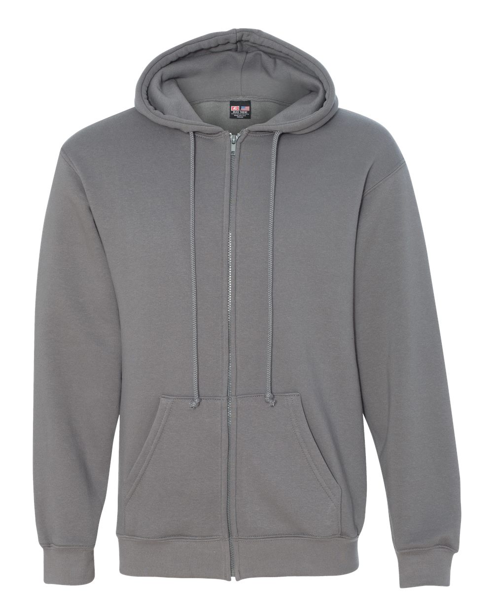 USA-Made Full-Zip Hooded Sweatshirt-