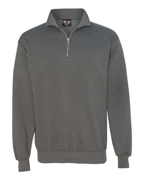 USA-Made Quarter-Zip Pullover Sweatshirt-Bayside