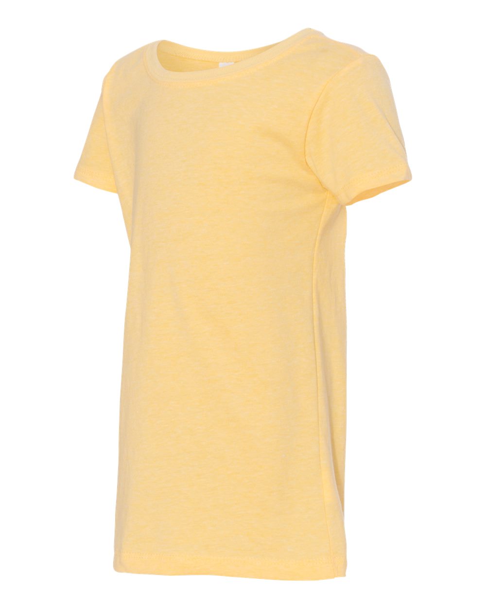 Girls' Notch Front T-Shirt - Art Class Light Yellow L