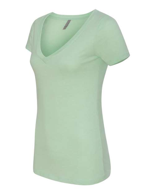 Women’s CVC Deep V-Neck T-Shirt