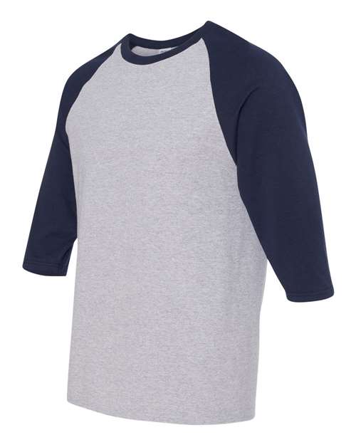 Unisex Heavy Cotton™ Raglan Three-Quarter Sleeve T-Shirt