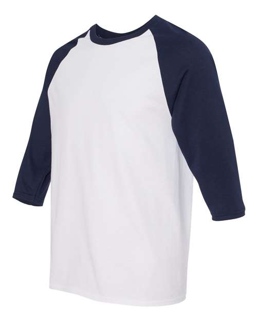 Unisex Heavy Cotton™ Raglan Three-Quarter Sleeve T-Shirt