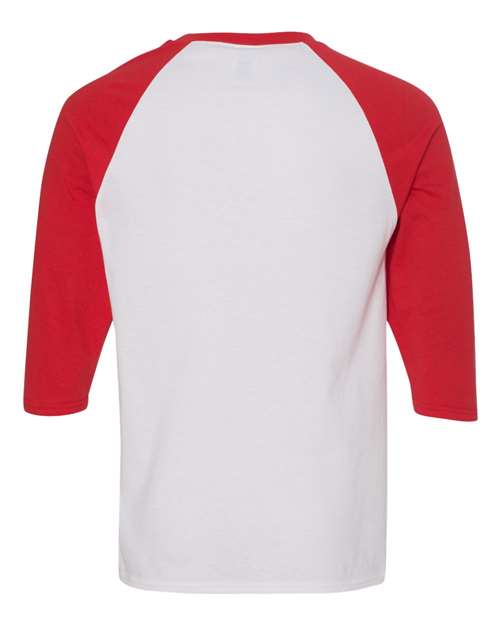 Unisex Heavy Cotton™ Raglan Three-Quarter Sleeve T-Shirt