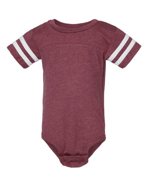 Rabbit Skins Infant Football Fine Jersey Bodysuit 4437