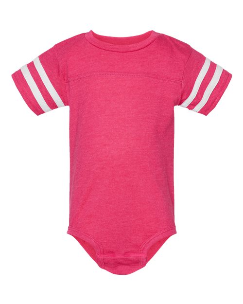 Rabbit Skins Infant Football Fine Jersey Bodysuit 4437