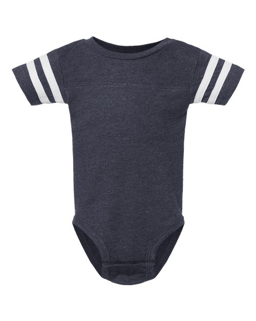 Rabbit Skins Infant Football Fine Jersey Bodysuit 4437