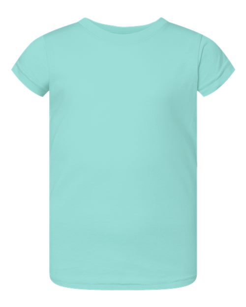 Rabbit Skins Toddler Girls Fine Jersey Tee 3316