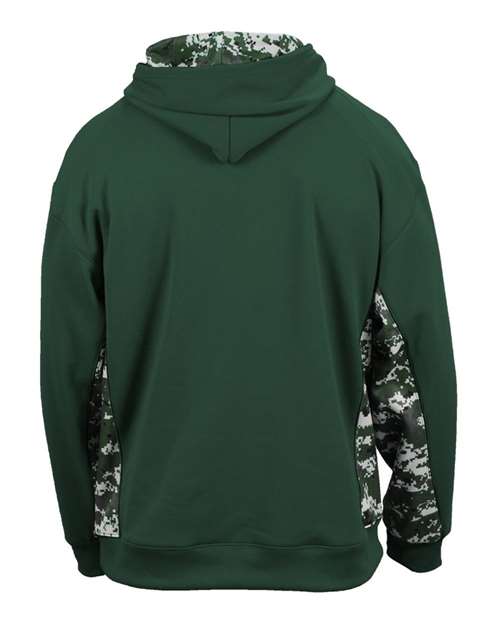 Men's Digital Camo Colorblock Performance Fleece Hooded Sweatshirt