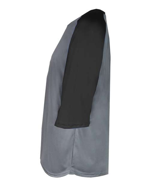 Youth B-Core Three-Quarter Sleeve Baseball T-Shirt