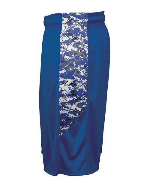 Youth Digital Camo Panel Shorts