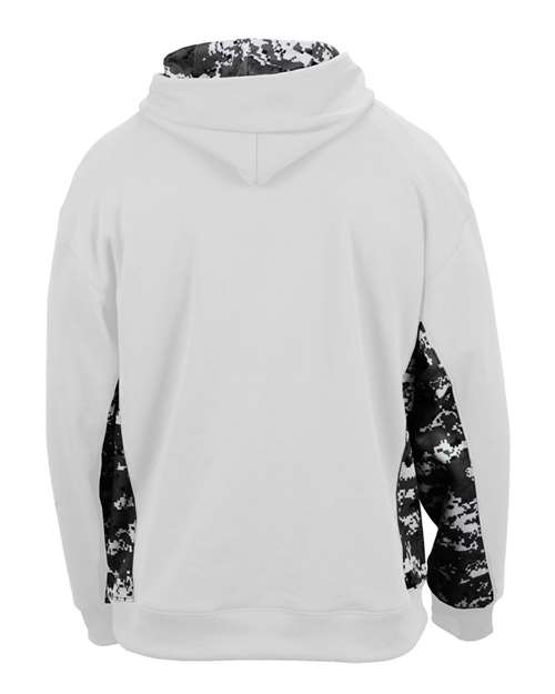 Youth Digital Camo Colorblock Performance Fleece Hooded Sweatshirt