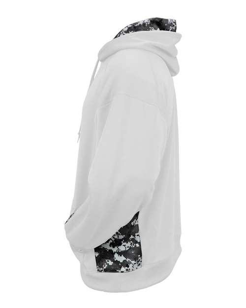 Youth Digital Camo Colorblock Performance Fleece Hooded Sweatshirt