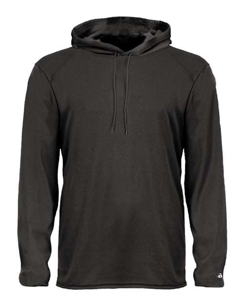 Badger Unisex B-Core Hooded Long Sleeve T-Shirt 4105