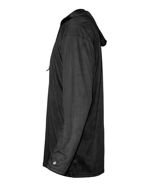 Unisex B-Core Hooded Long Sleeve T-Shirt – Side