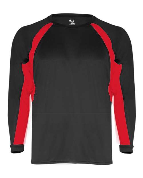 Badger Men's B-Core Hook Long Sleeve T-Shirt 4154