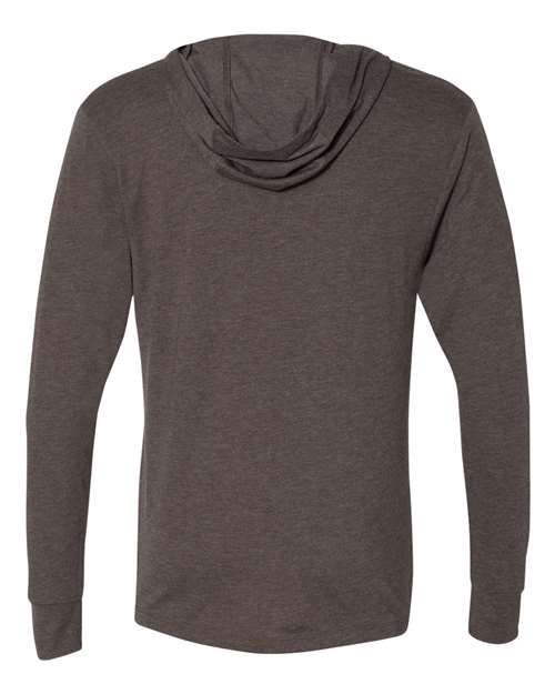 Unisex Triblend Hooded Long Sleeve Pullover T-Shirt