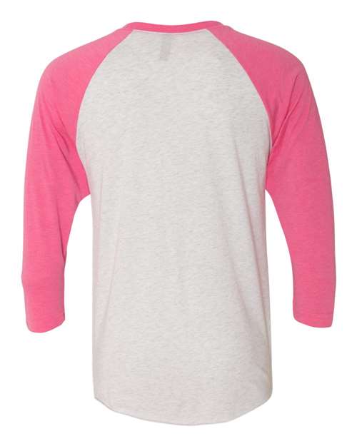 Unisex Triblend Three-Quarter Raglan T-Shirt – Back