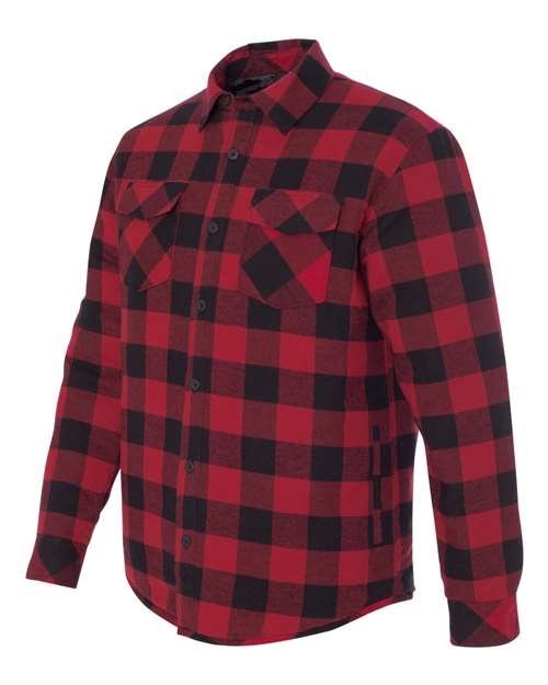 Men's Quilted Flannel Shirt Jacket