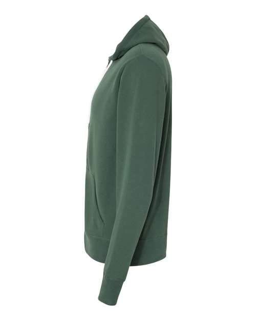 Unisex Lightweight Full-Zip Hooded Sweatshirt – Detail