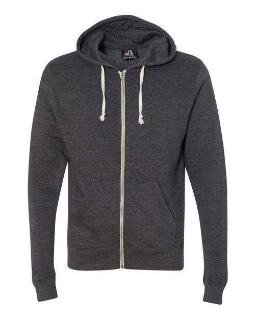 Men's Triblend Full-Zip Hooded Sweatshirt