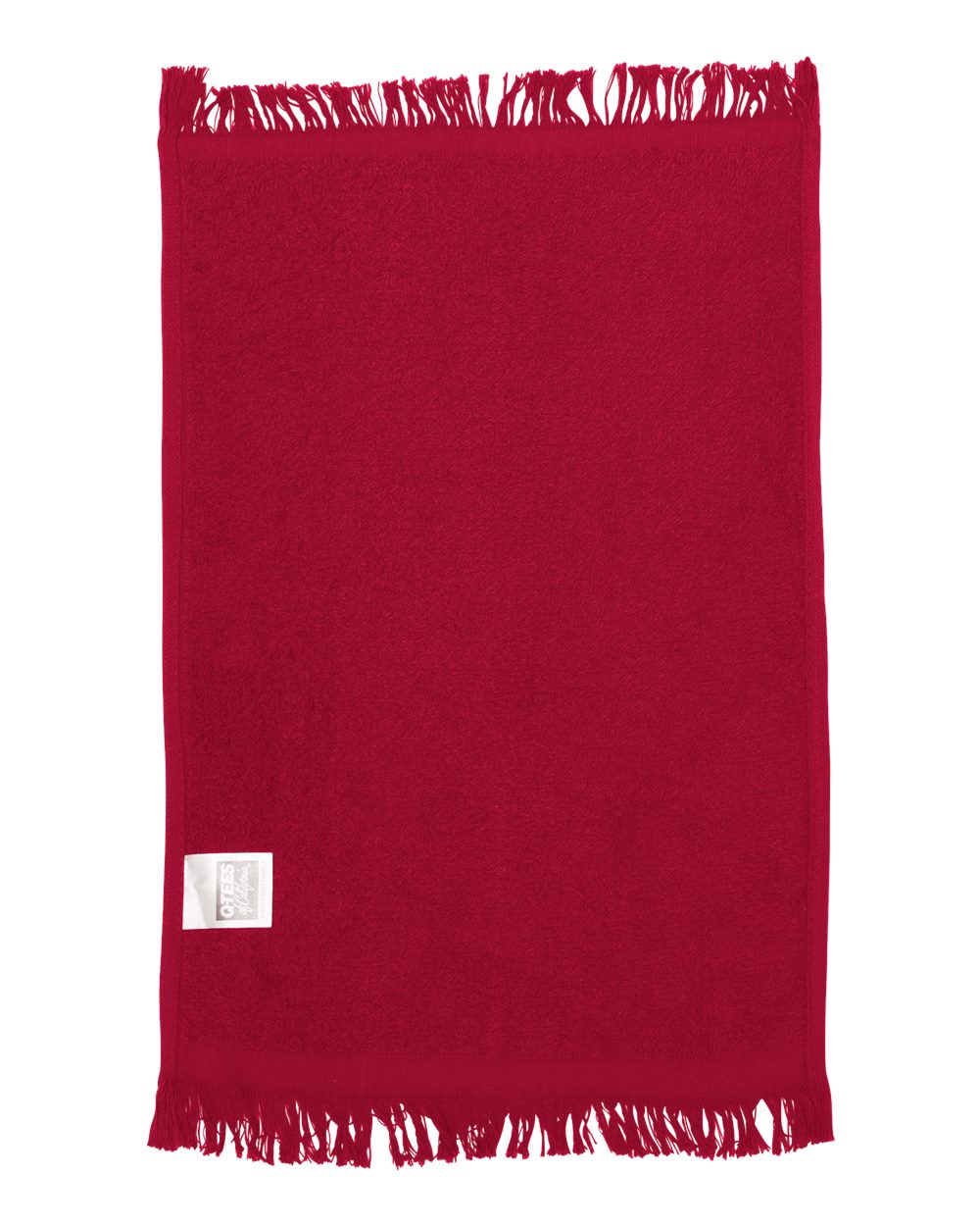 🔥 6 Pack Q-tees Fringed Fingertip Towel terrycloth 100% cotton 11" x 18 T100 - Picture 9 of 13