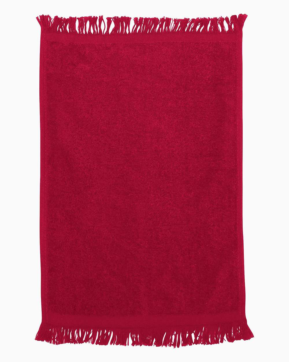 🔥 6 Pack Q-tees Fringed Fingertip Towel terrycloth 100% cotton 11" x 18 T100 - Picture 8 of 13