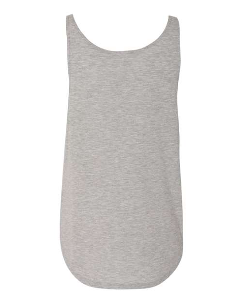 Women's Flowy Tank with Side Slit – Back