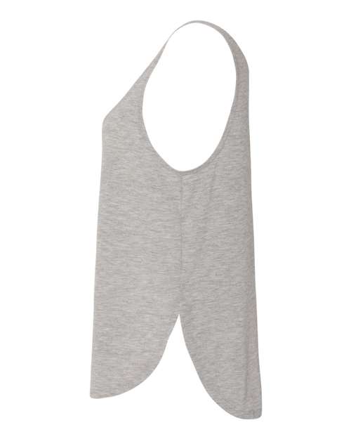 Women's Flowy Tank with Side Slit – Detail