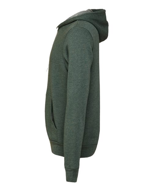 Unisex Sponge Fleece Full-Zip Hoodie Sweatshirt