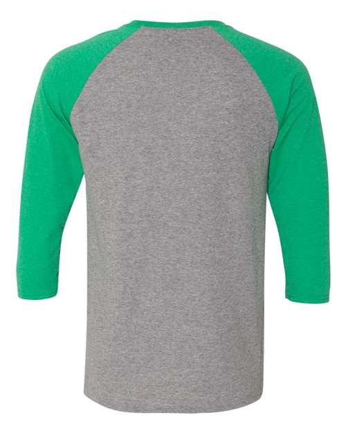 Unisex Triblend Three-Quarter Raglan Baseball T-Shirt