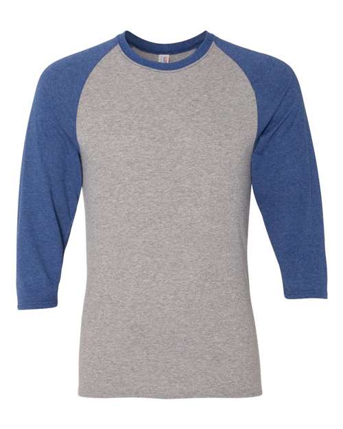 Unisex Triblend Three-Quarter Raglan Baseball T-Shirt