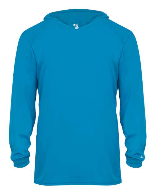 Badger Youth B-Core Long Sleeve Hooded T-Shirt 2105
