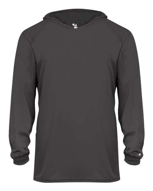 Badger Youth B-Core Long Sleeve Hooded T-Shirt 2105