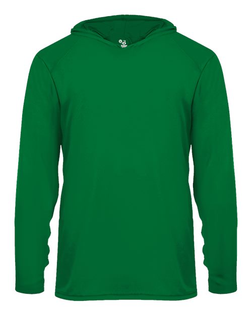 Badger Youth B-Core Long Sleeve Hooded T-Shirt 2105