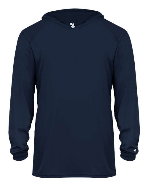 Badger Youth B-Core Long Sleeve Hooded T-Shirt 2105