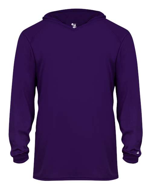 Badger Youth B-Core Long Sleeve Hooded T-Shirt 2105