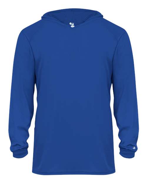 Badger Youth B-Core Long Sleeve Hooded T-Shirt 2105