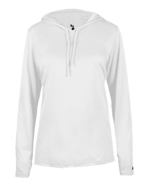 Badger 4165 - Women's B-Core Long Sleeve Hooded T-Shirt
