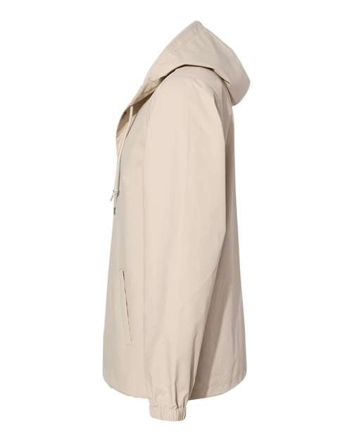 Men's Water-Resistant Hooded Windbreaker