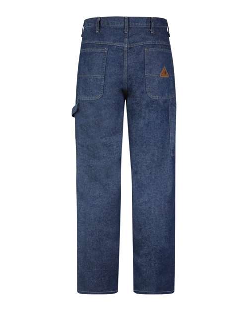Men's Flame Resistant Pre-Washed Denim Dungaree – Back