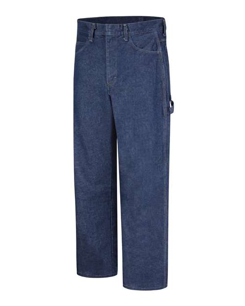 Men's Flame Resistant Pre-Washed Denim Dungaree – Side