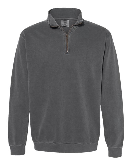 Garment&#45;Dyed Quarter Zip Sweatshirt-Comfort Colors