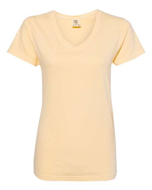 Garment&#45;Dyed Women&#63;s Midweight V&#45;Neck T&#45;Shirt-Comfort Colors