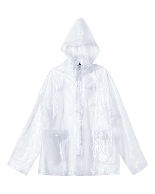 Clear Hooded Rain Jacket-Augusta Sportswear